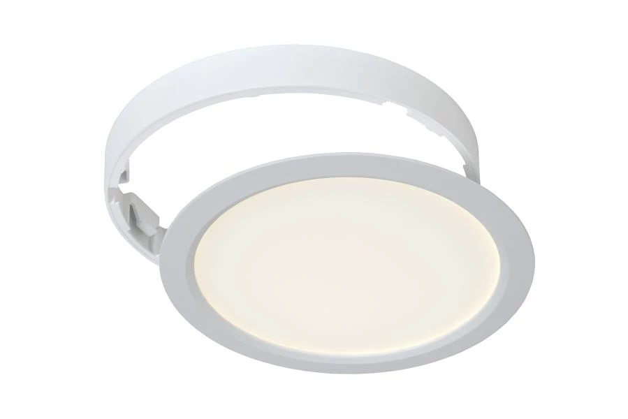 Lucide TENDO-LED - Plafonnier - Ø 22 cm - LED - 1x18W 3000K - Blanc - DETAIL 2